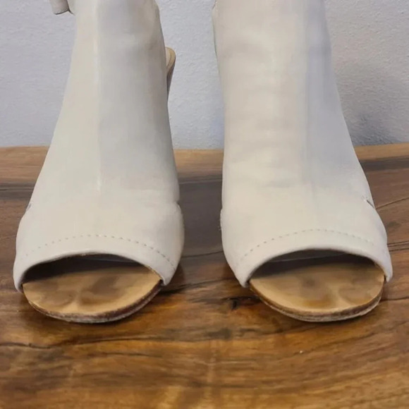 Rag & Bone Wembley Wedge Bone Colored Sandals - Picture 4 of 16